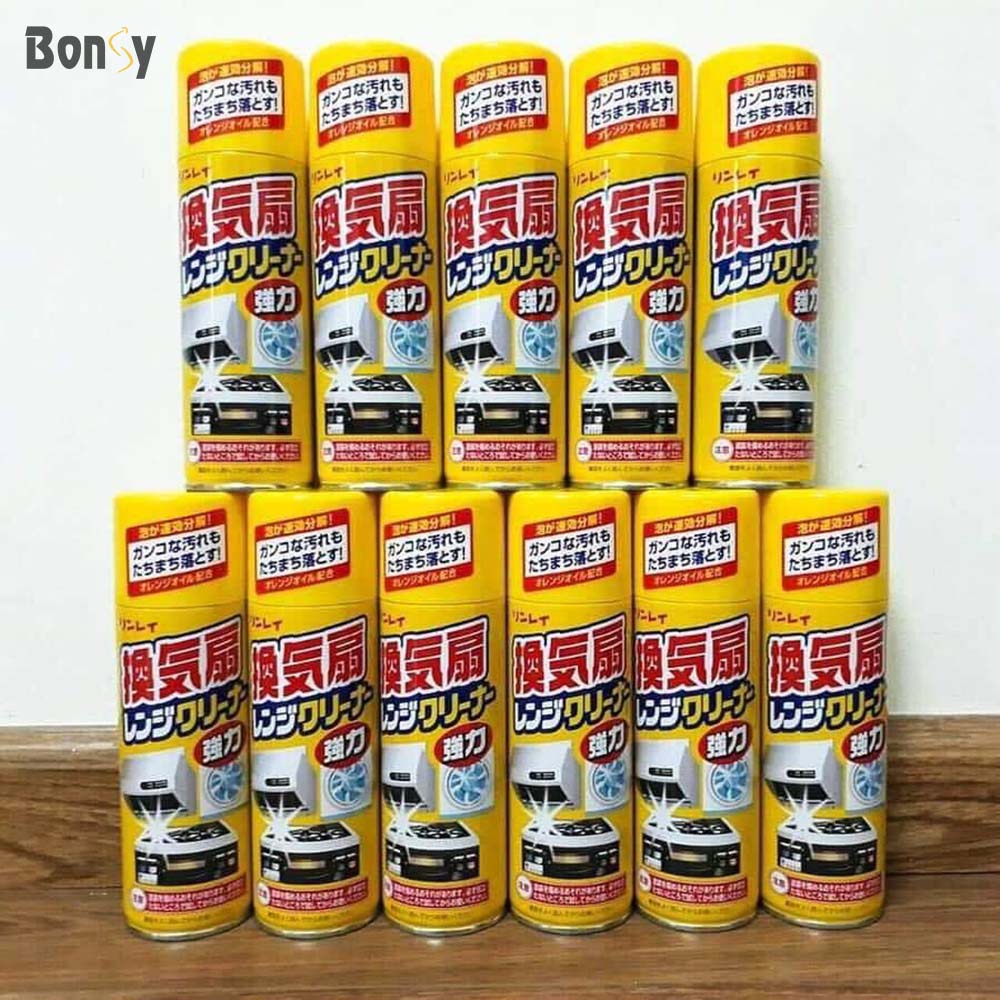 Dung dịch tẩy dầu mỡ nhà bếp Nhật Bản dạng bọt 330ml