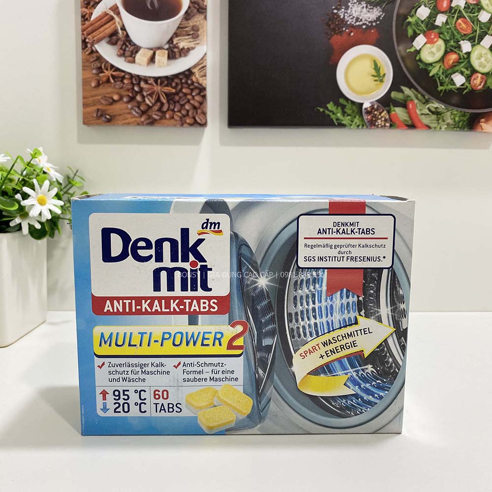 Viên tẩy lồng giặt Denkmit Của Đức (hộp 60 viên)