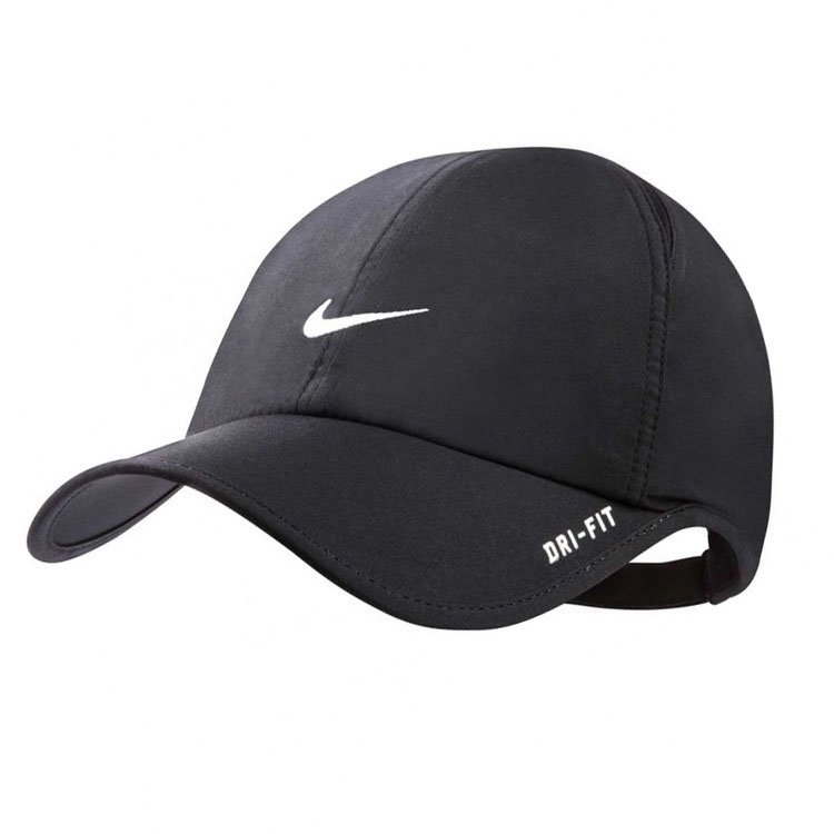 Nike Feather Light Cap Hat Dri Fit Black