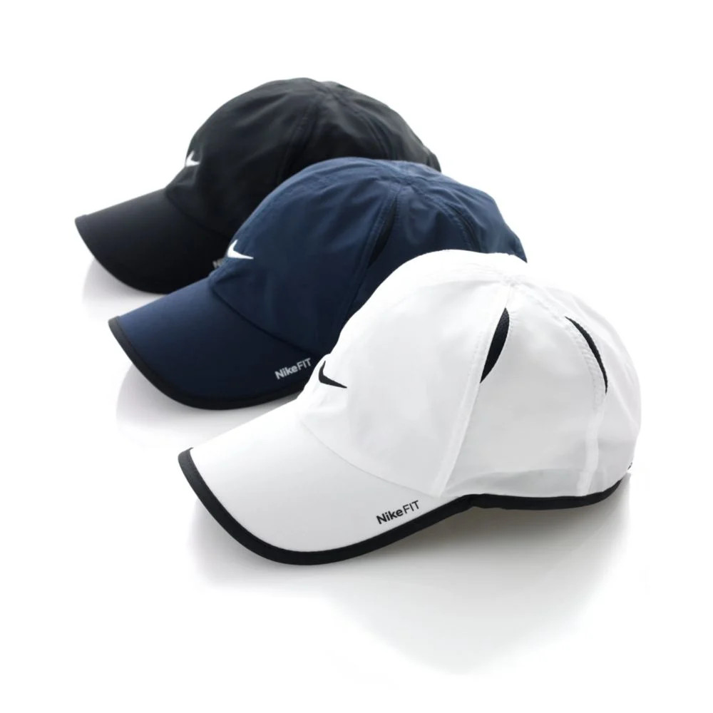 Nike Feather Light Cap Hat Dri Fit Black