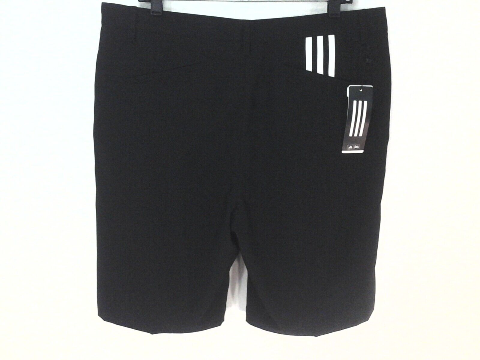 ADIDAS Golf Shorts Black White 3 Stripes