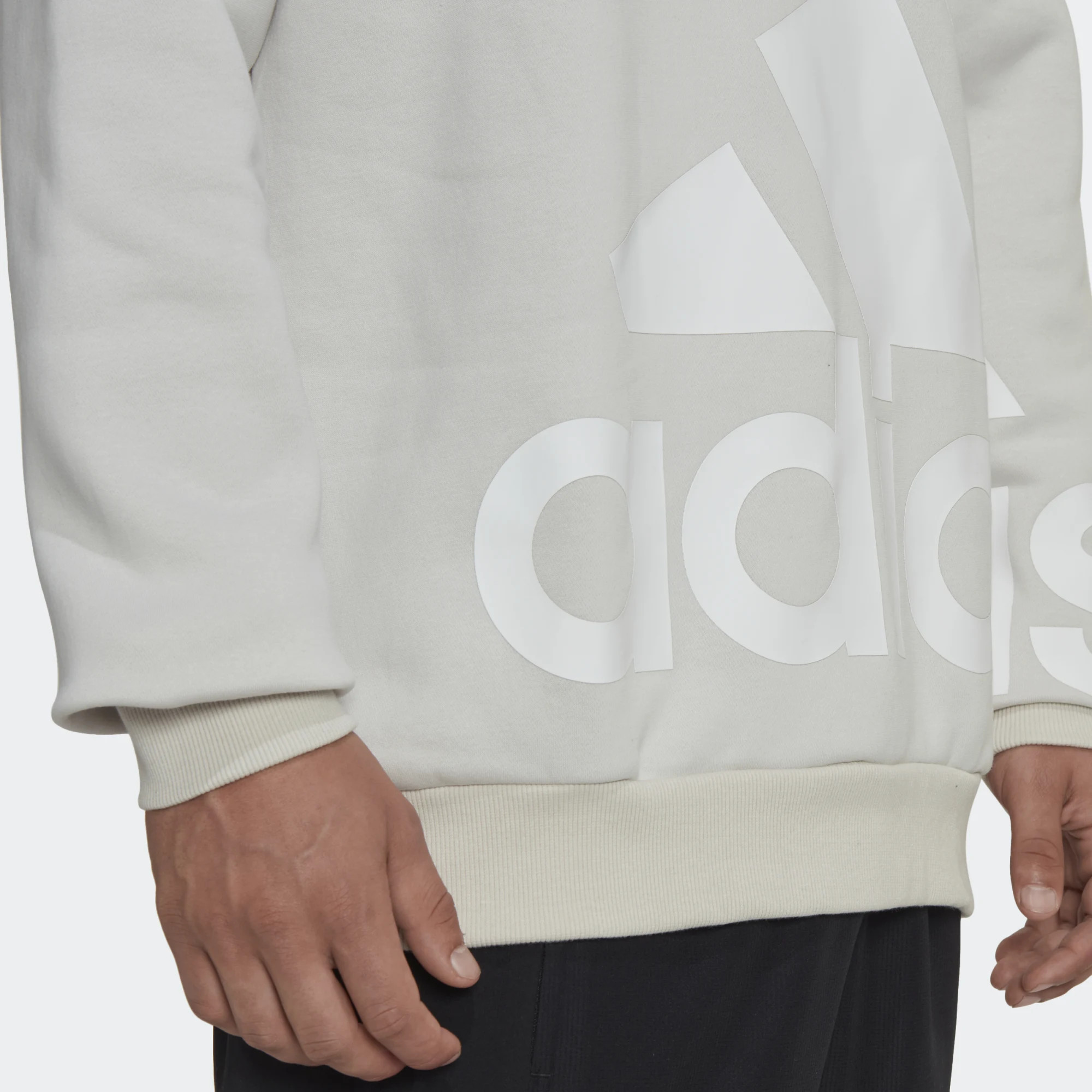 Adidas Essentials Giant Logo Fleece Hoodie