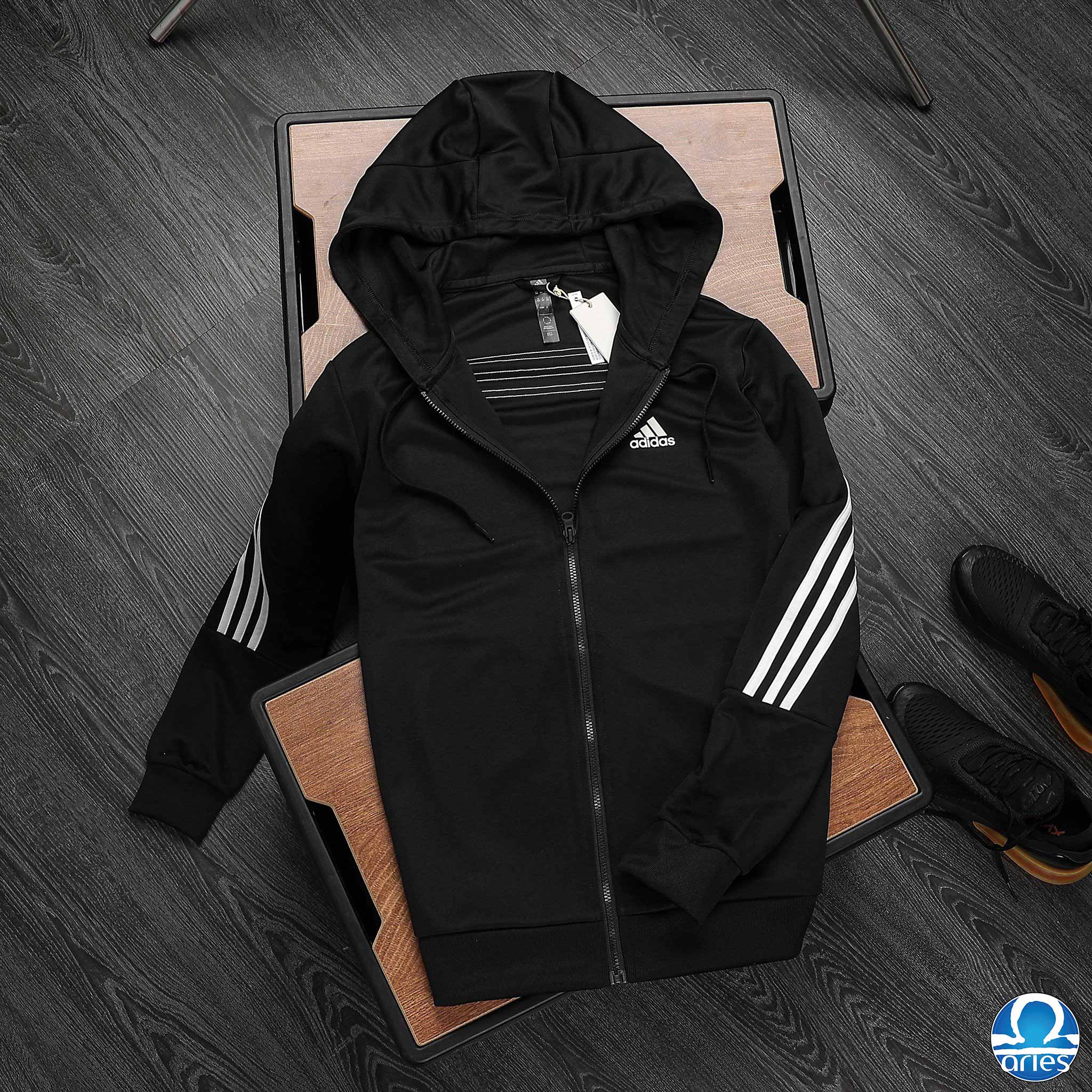 Áo khoác Adidas Track Jacket 3 sọc Essentials warm-up H46101 | Shopee Việt  Nam