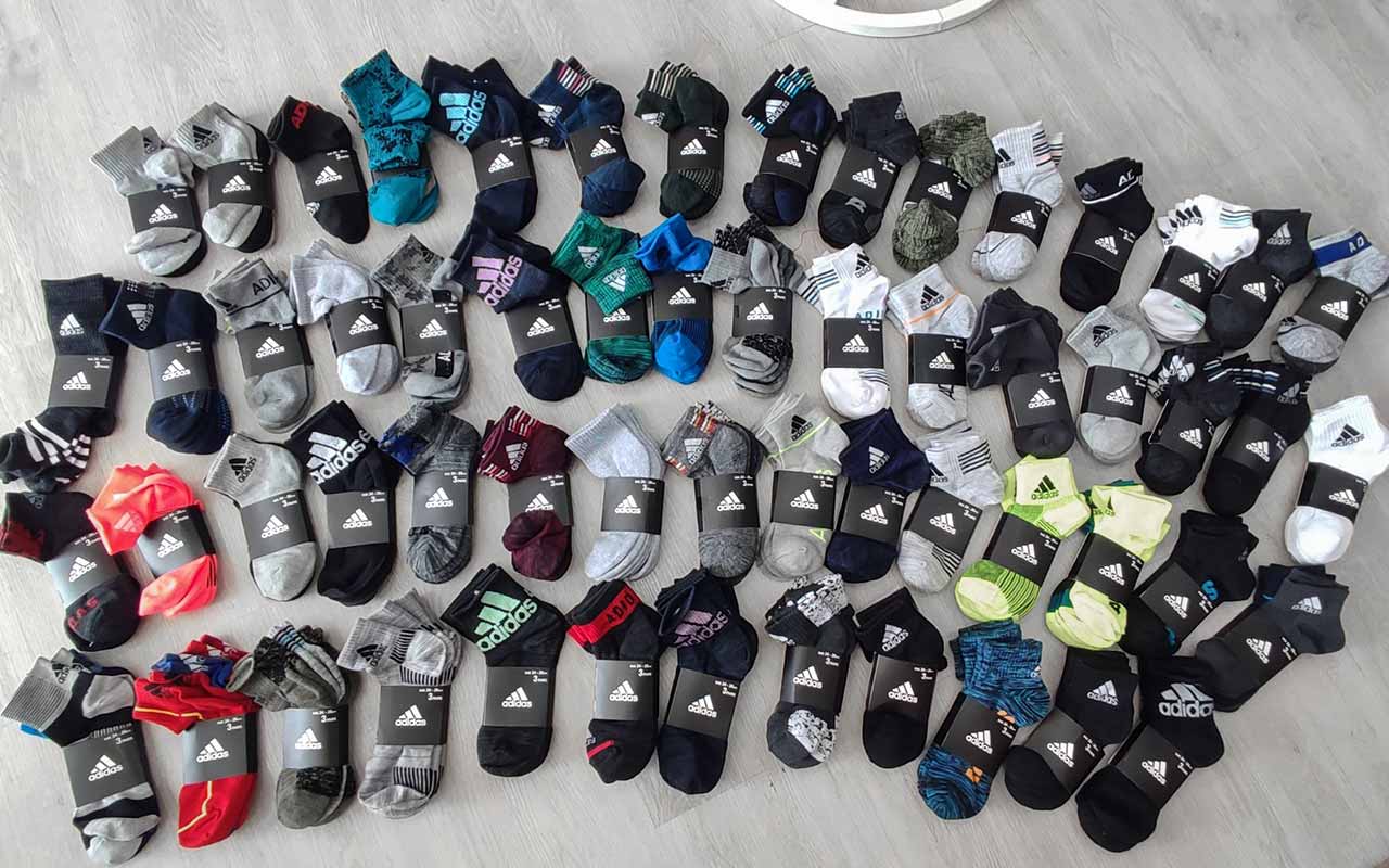 Adidas ankle socks pack 3 size 38-43