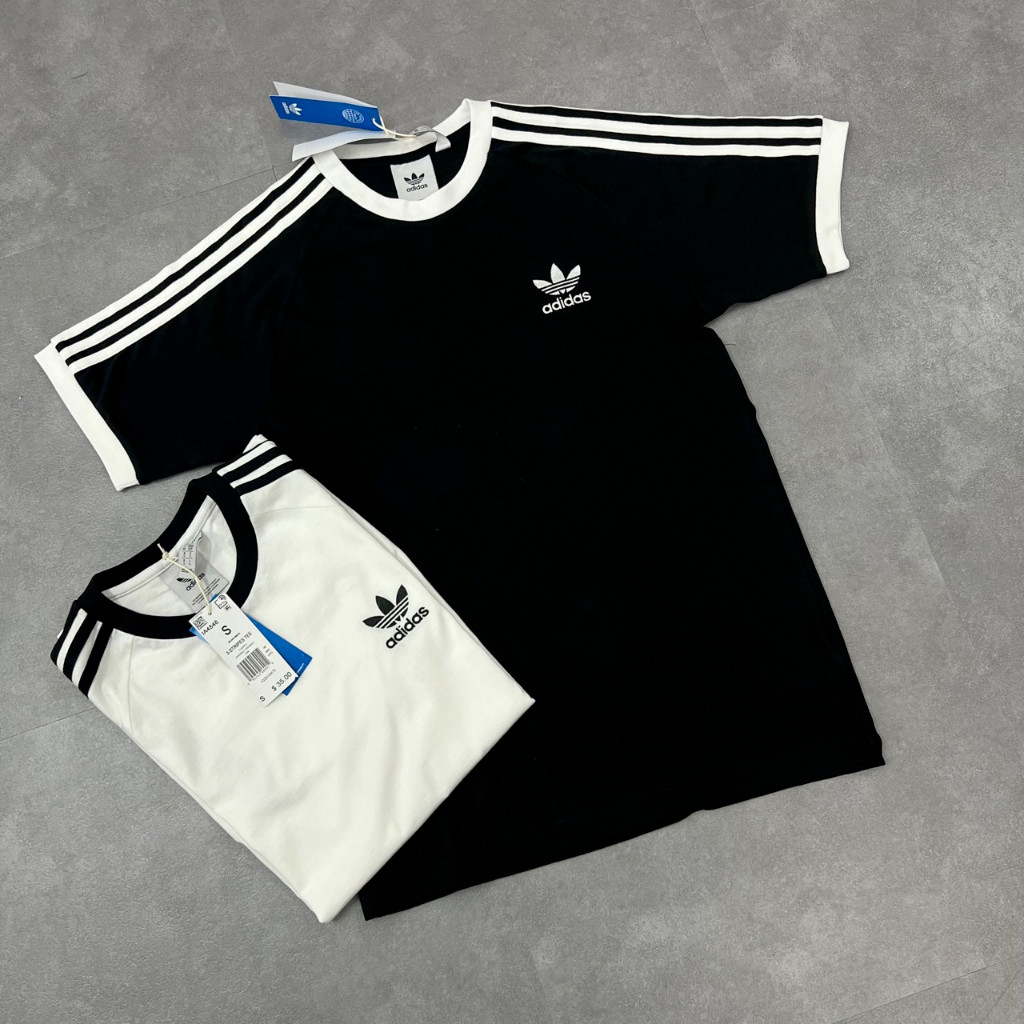 Adidas Ori 3 Stripe T-Shirt