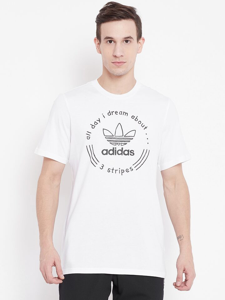 Adidas Originals T-Shirt Hand Drawn