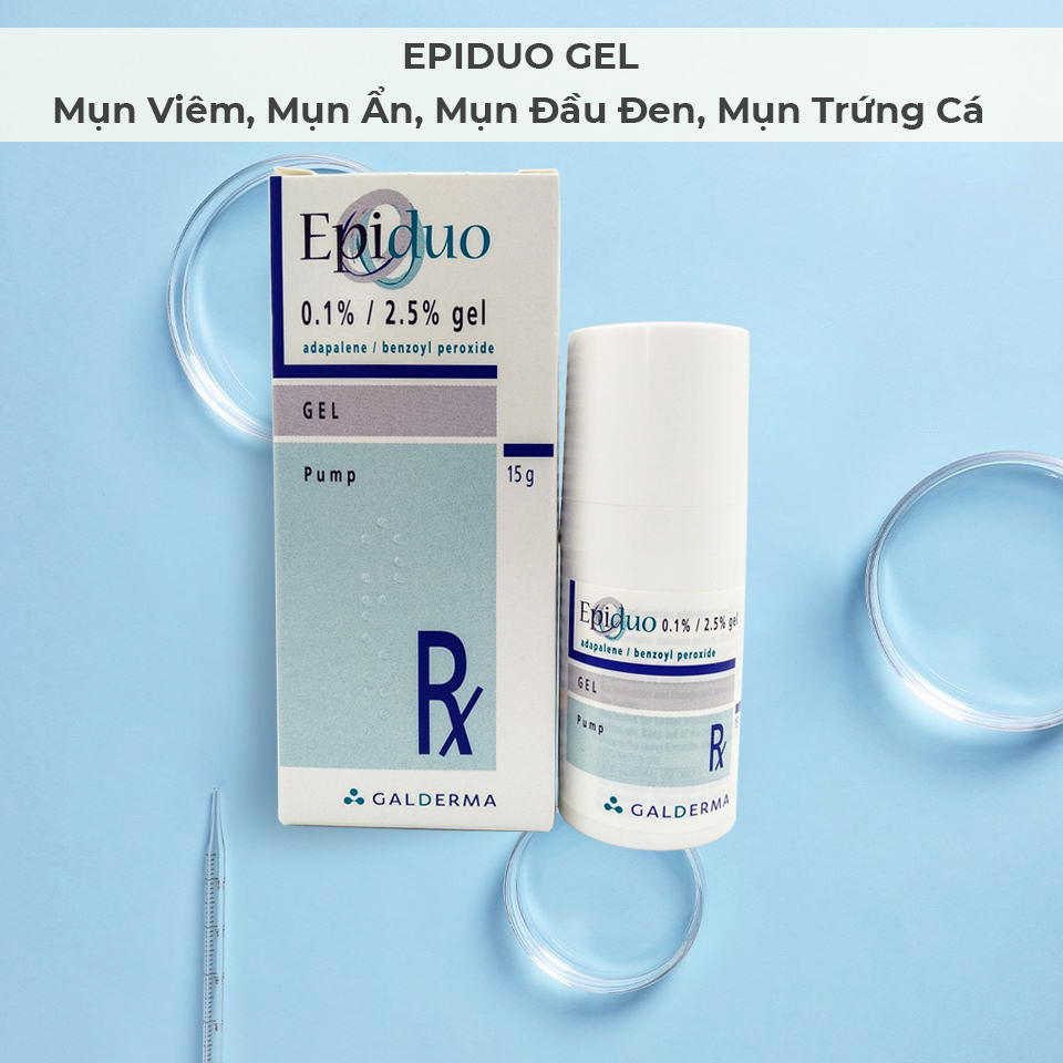 Gel trị mụn Epiduo 0.1%/2.5% giúp điều trị mụn trứng cá AnTay Skincare & Spa