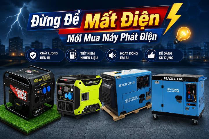 Đừng Để Mất Điện Mới Mua Máy Phát Điện!
