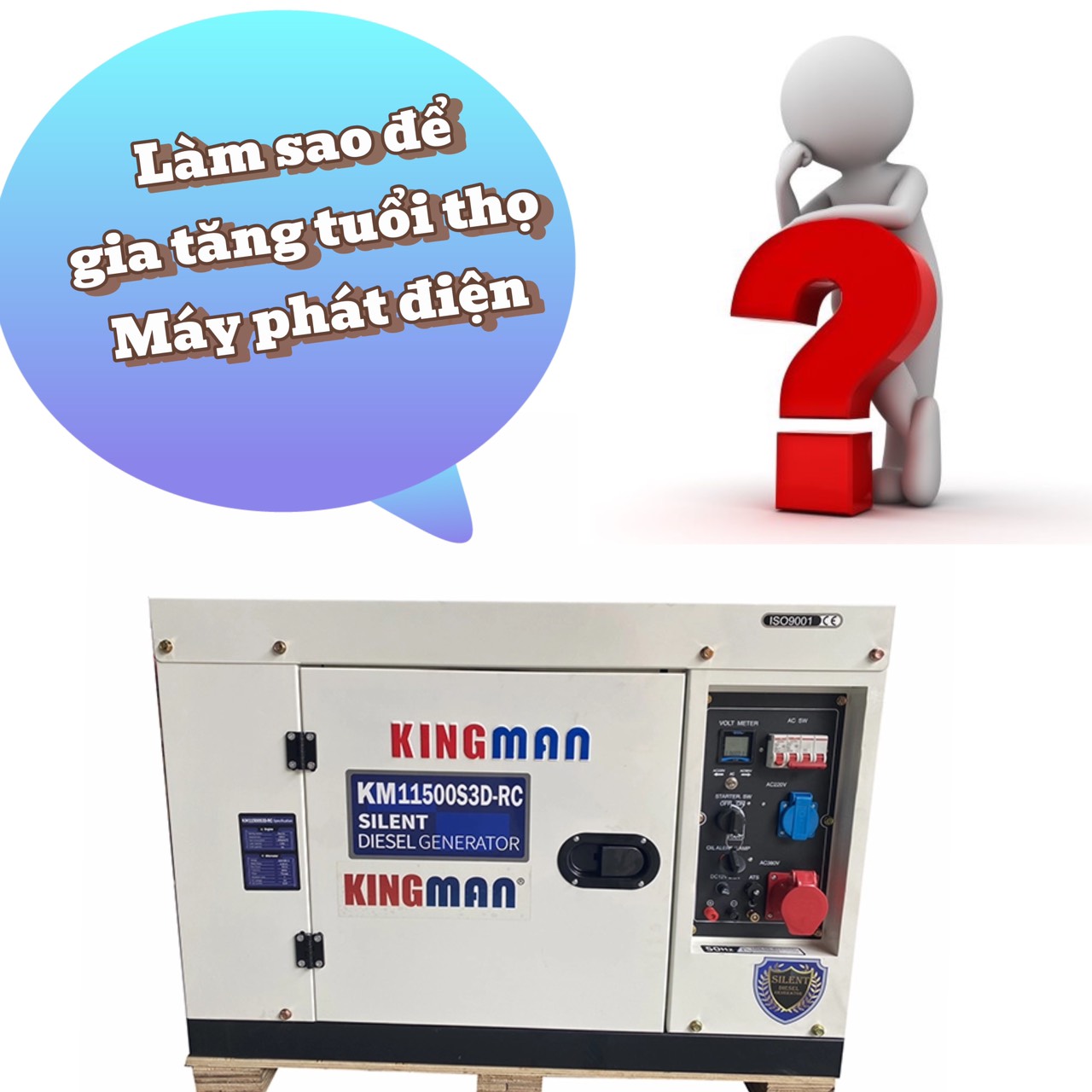 Làm sao để gia tăng được tuổi thọ máy phát điện?