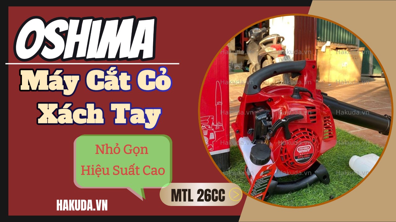 Máy Thổi Lá Xách Tay Oshima 700W MTL 26CC - Nhỏ Gọn Hiệu Suất Cao