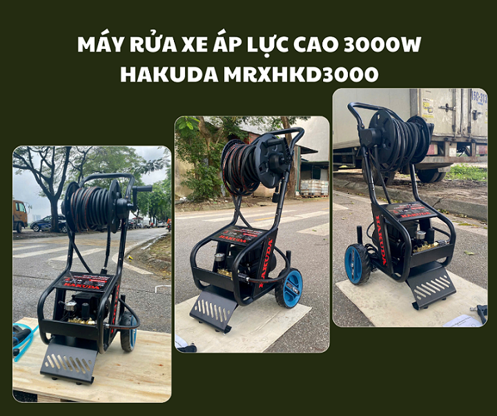 Hakuda MRXHKD3000: Chiếc Máy Rửa Xe 3000W Vô Đối Trong Tầm Giá