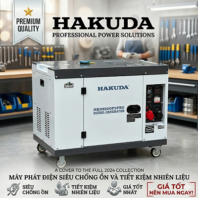 Hakuda HKD8500P3PRO Siêu Cách Âm – Lựa Chọn Hoàn Hảo Khi Mất Điện