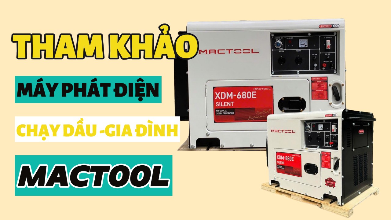 Máy Phát Điện Chạy Dầu Gia Đình MACTOOL