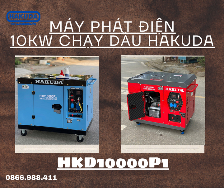 Đánh Giá Chi Tiết Máy Phát Điện 10kw Chạy Dầu Hakuda HKD10000P1