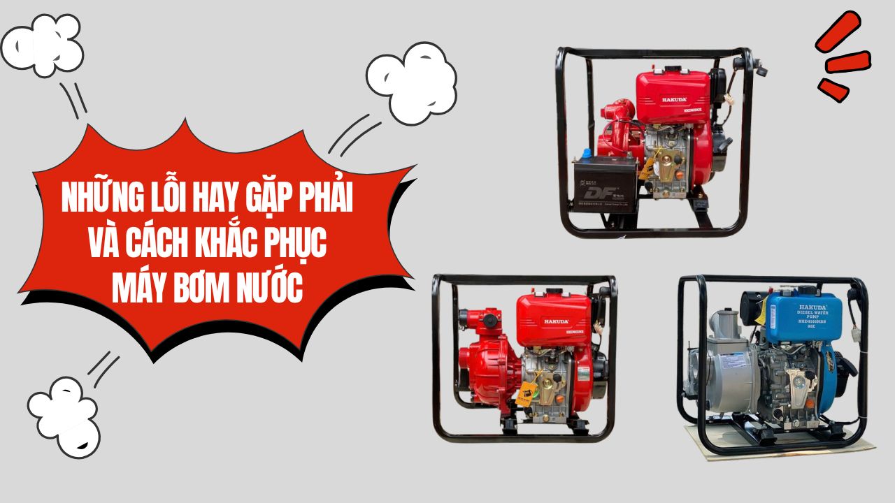 Những Lỗi Hay Mắc Phải Của Máy Bơm Nước Chạy Dầu Và Cách Khắc Phục