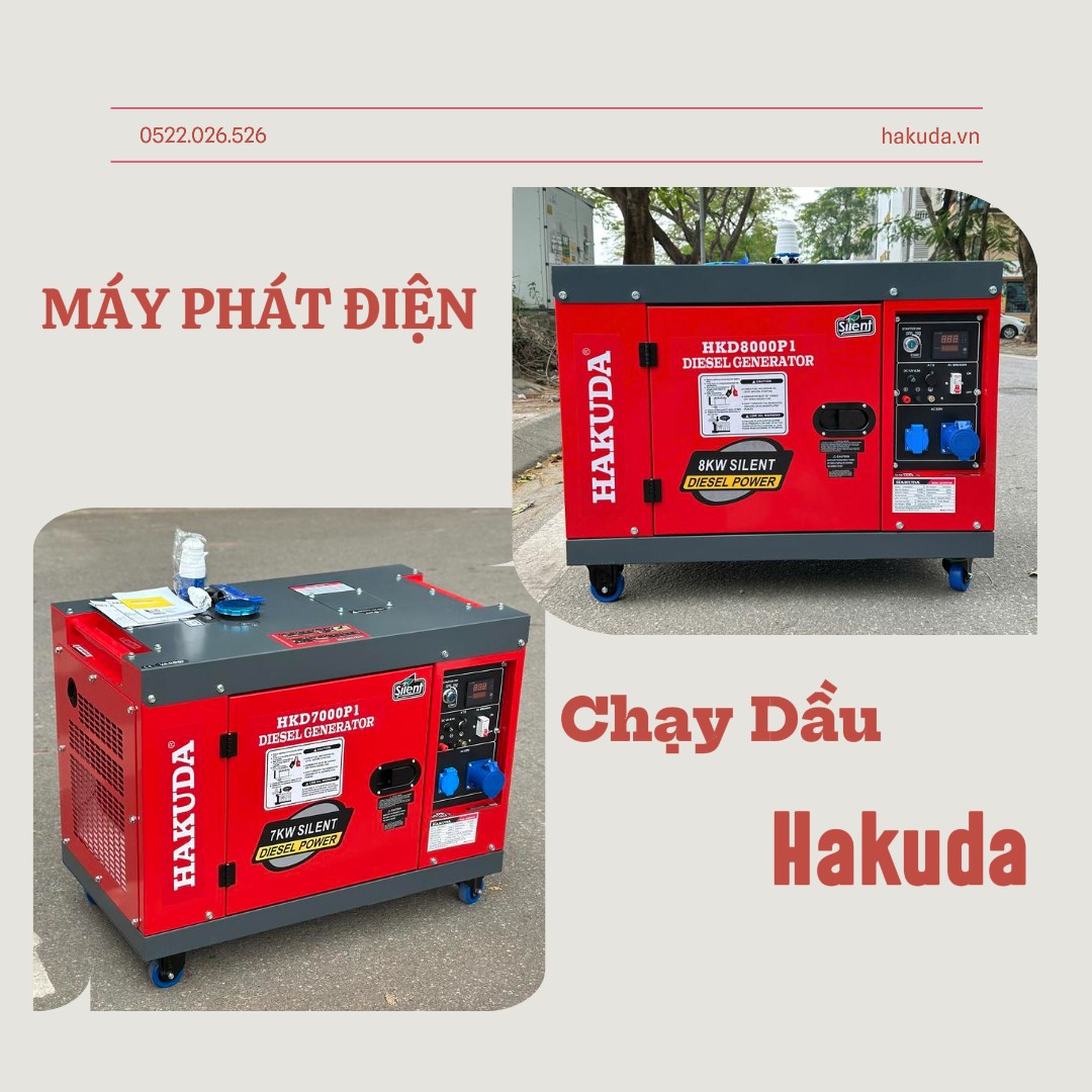 Không Lo Mất Điện: Vì Sao Máy Phát Điện Chạy Dầu Hakuda Là 
