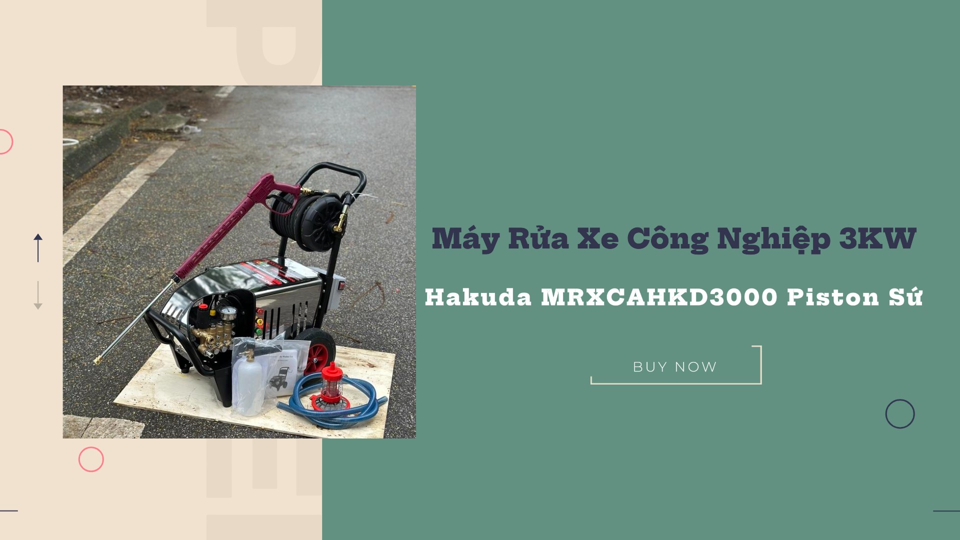 Đầu Tư Thông Minh: Phân Tích Hiệu Quả Kinh Tế của Máy Rửa Xe HAKUDA 3KW MRXCAHKD3000