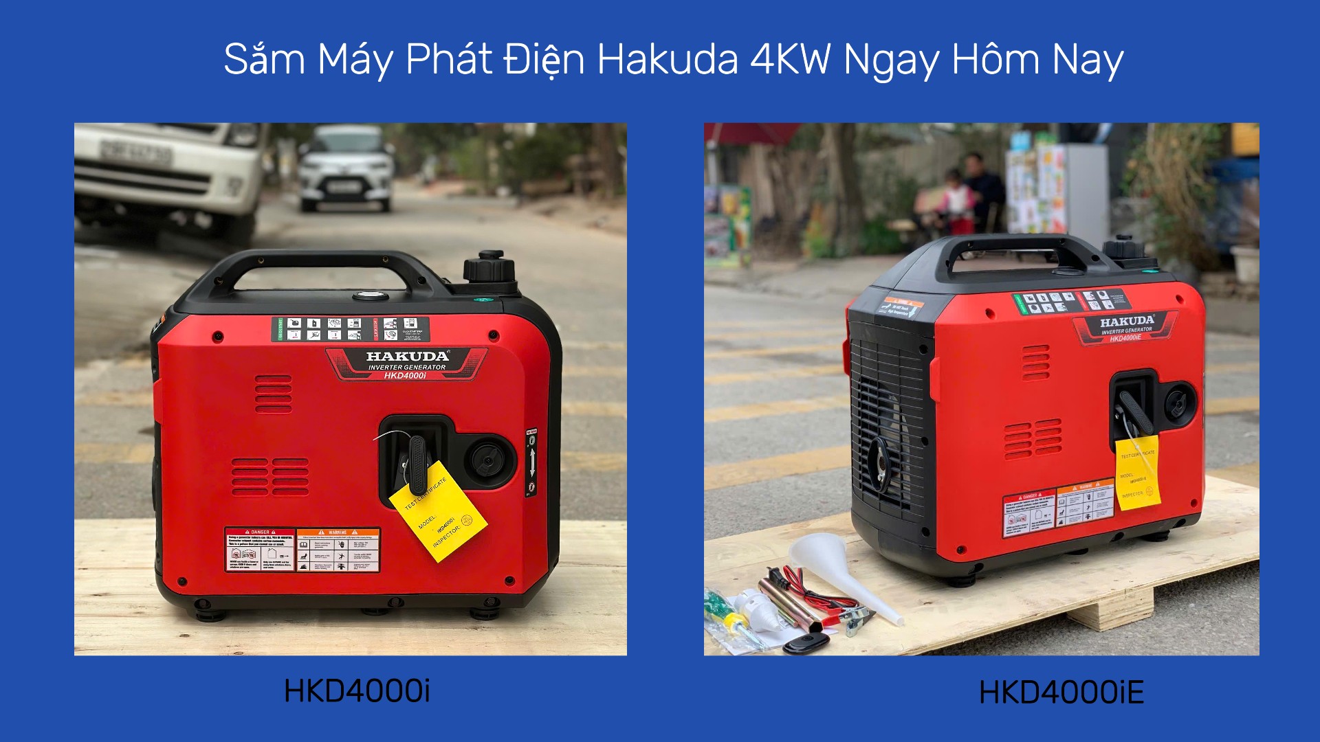 Sắm Máy Phát Điện Hakuda 4KW Ngay Hôm Nay: Giá Cực Tốt Trước Khi Vào Mùa Cao Điểm!