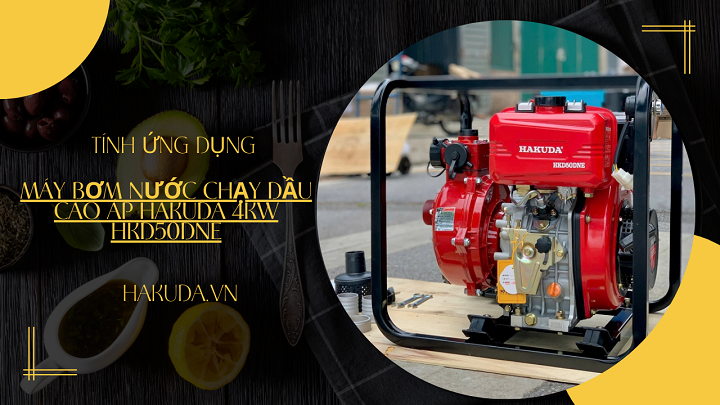 Tính Ứng Dụng Đa Năng Của Máy Bơm Nước Chạy Dầu Cao Áp Hakuda 4KW HKD50DNE: 