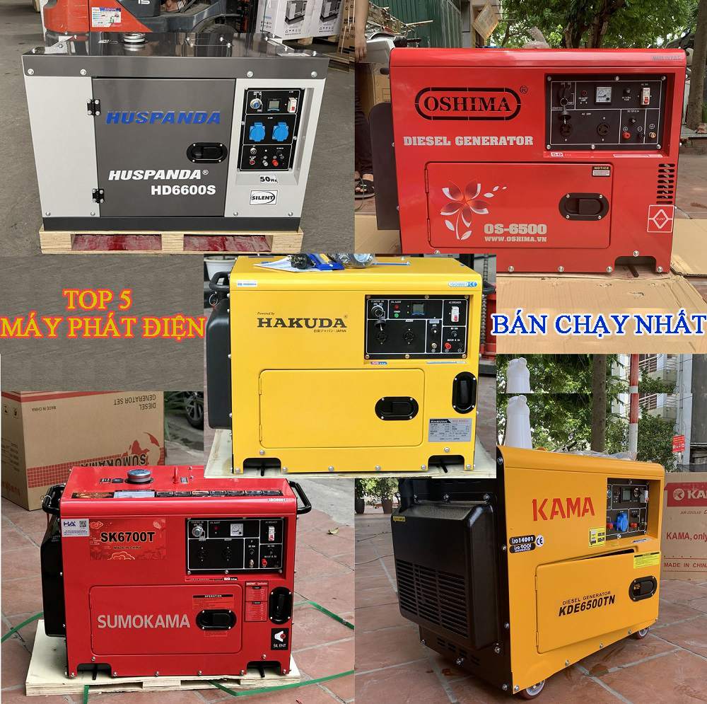 Top 5 Máy Phát Điện Chạy Dầu 5Kw Bán Chạy Nhất 2022