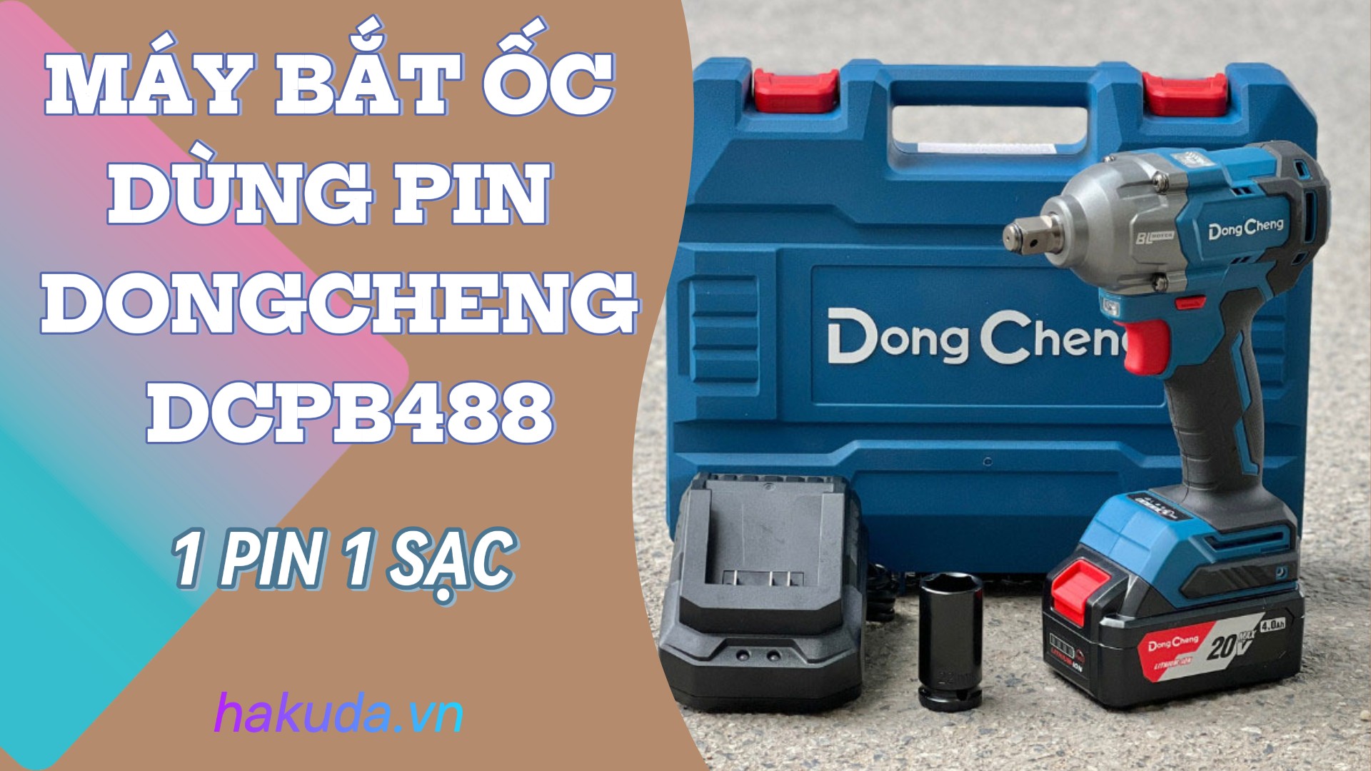 Ứng Dụng Máy Bắt Ốc Dùng Pin DongCheng DCPB488 20V 1 Pin 1 Sạc