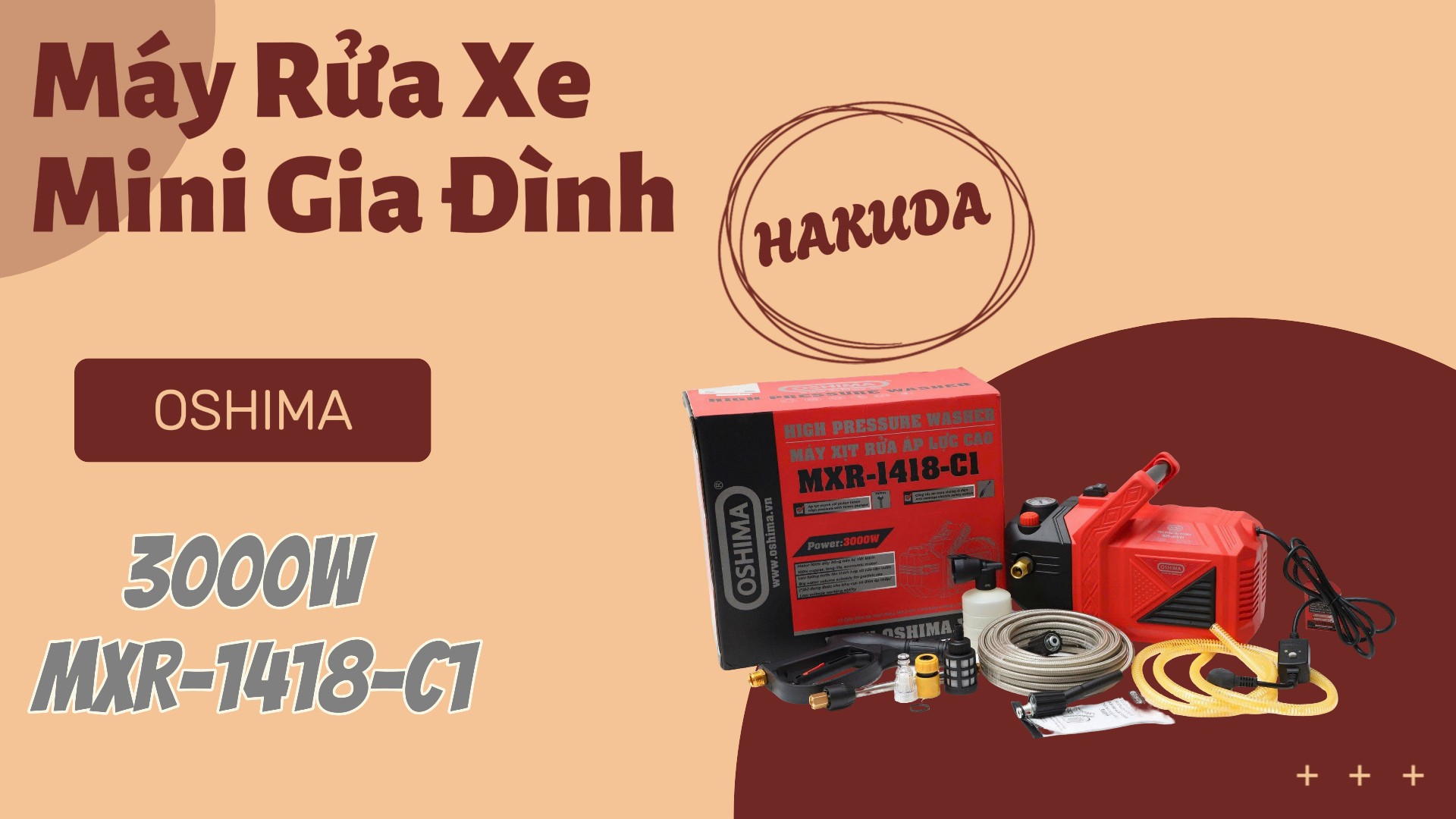 Gợi ý 3 mẫu máy xịt rửa xe gia đình đáng mua mùa Tết