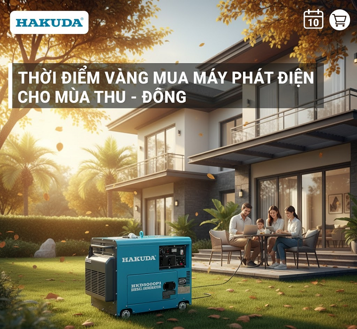 Xu Hướng 2025: Khi Nào Là Thời Điểm Vàng Để Mua Máy Phát Điện HAKUDA?