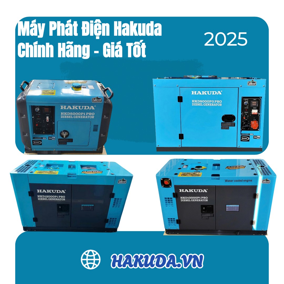 Máy Phát Điện Hakuda Chính Hãng - Giá Tốt, Tiết Kiệm Chi Phí
