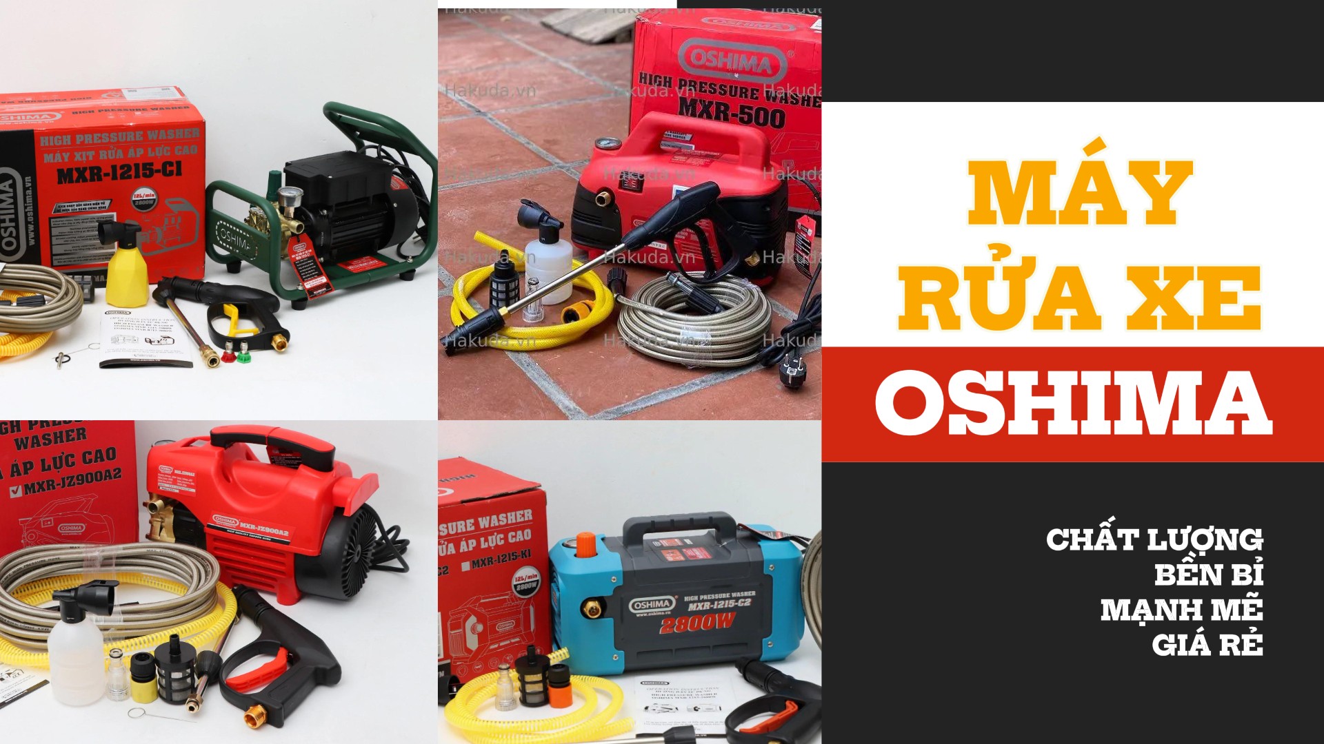 Tại Sao Nên chọn Máy rửa xe gia đình Oshima