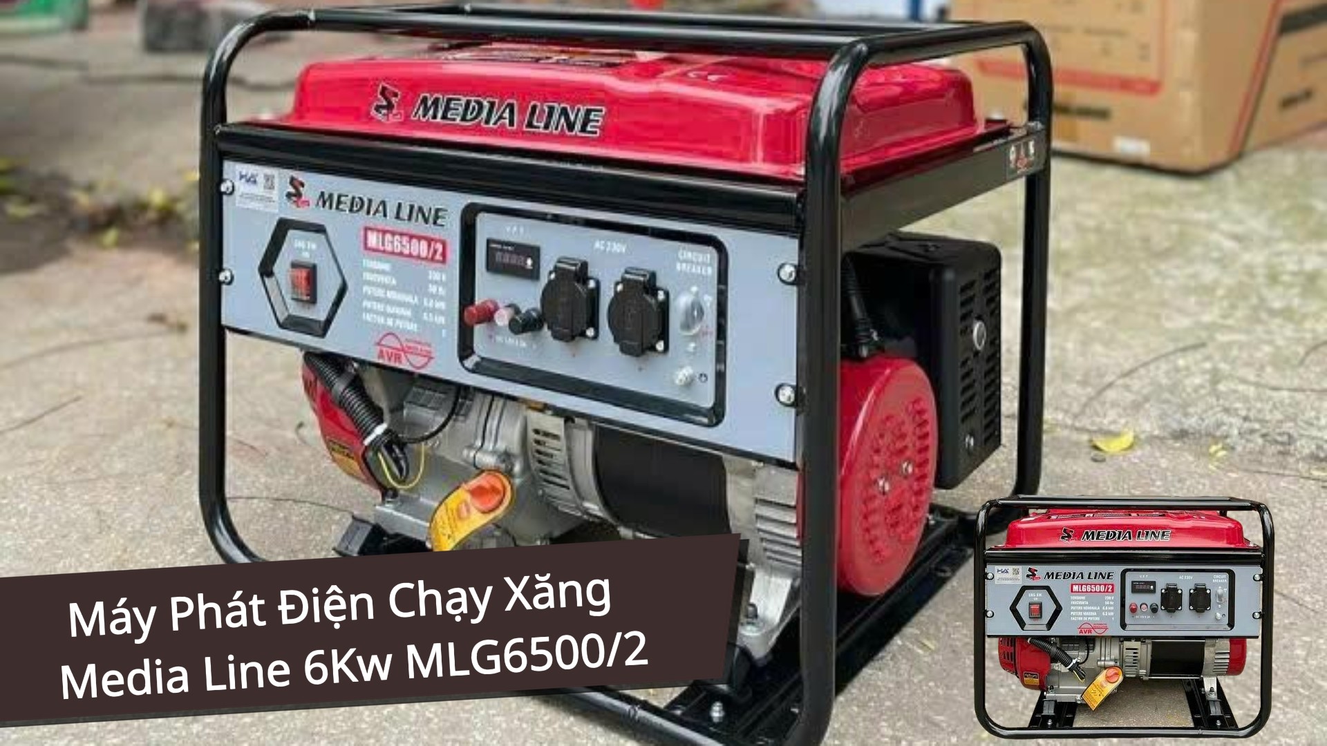Máy Phát Điện Chạy Xăng Media Line 6Kw MLG6500/2: Giải Pháp Nguồn Điện Đáng Tin Cậy Cho Gia Đình và Kinh Doanh Nhỏ Tại Hà Nội