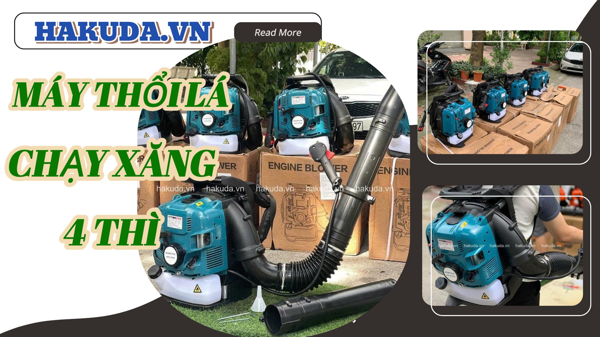 Máy Thổi Lá Chạy Xăng 4 Thì Hakuda