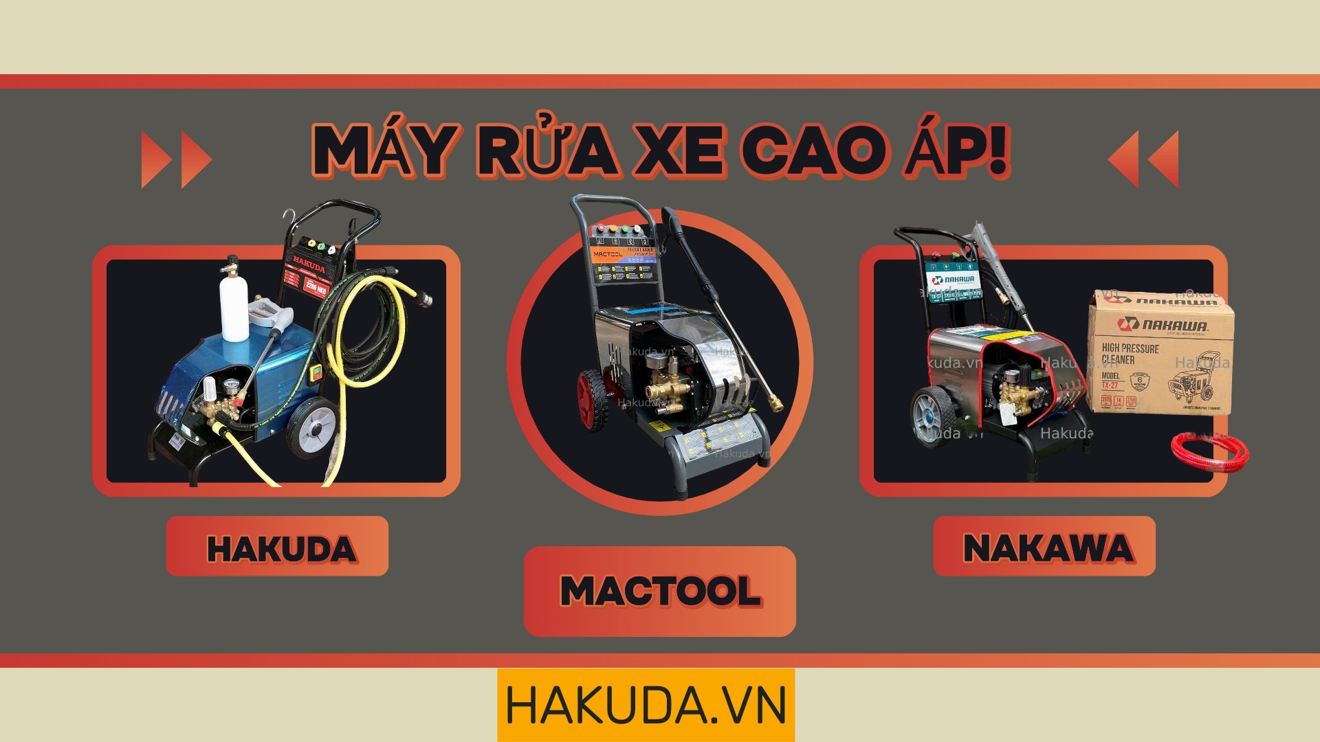 Top Máy Rửa Xe Cao Áp Chất Lượng Giá Tốt Nhất