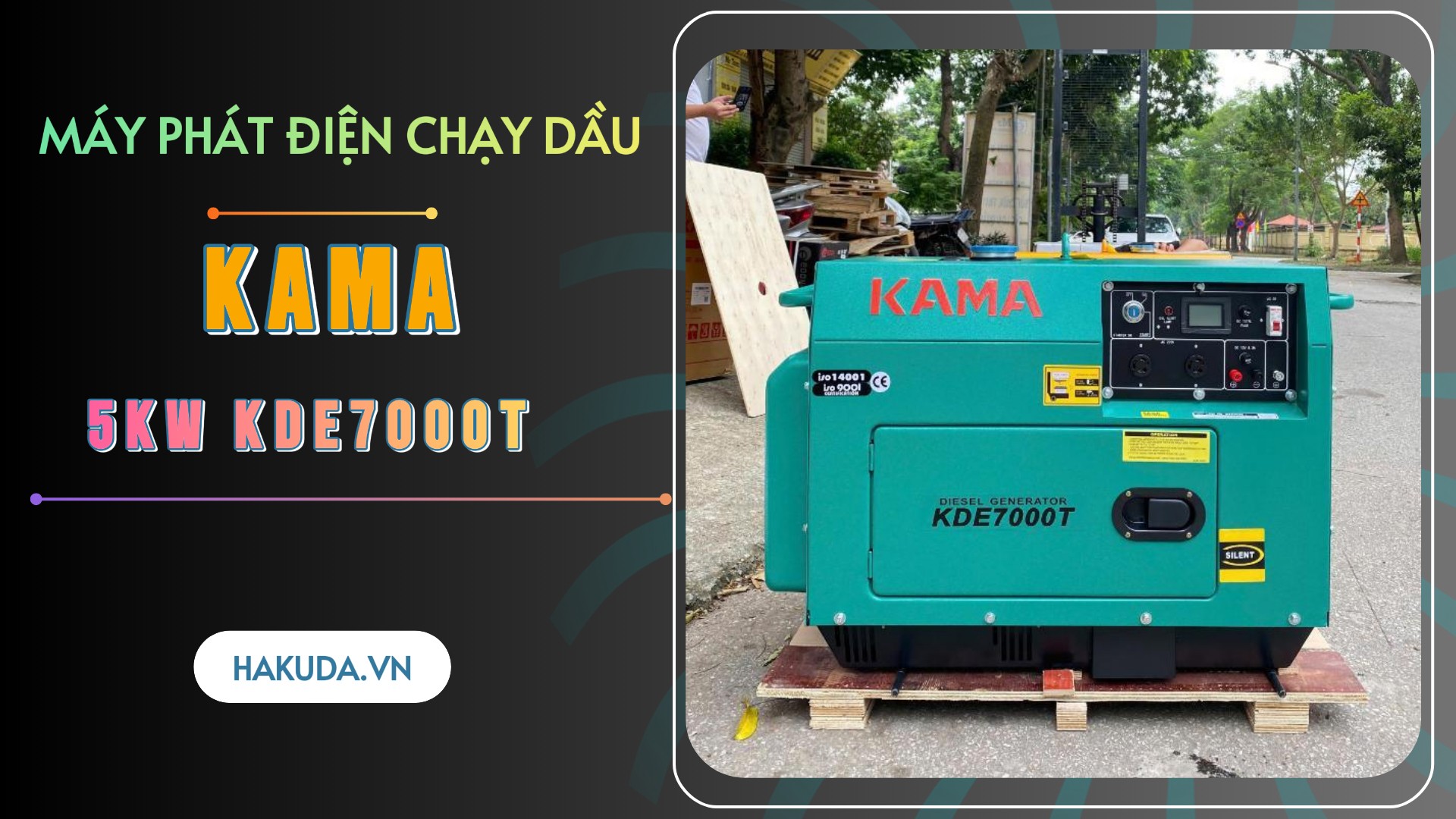 Ưu Điểm Máy Phát Điện Chạy Dầu Kama 5KW KDE7000T