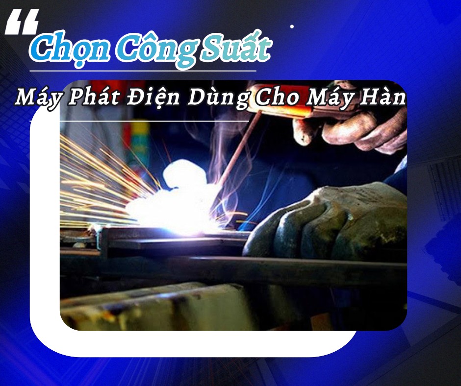 Chọn Công Suất Máy Phát Điện Dùng Cho Máy Hàn