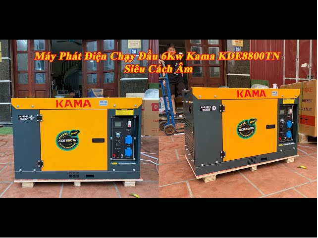 Ứng Dụng Máy Phát Điện Chạy Dầu 6Kw Kama KDE8800TN Siêu Cách Âm