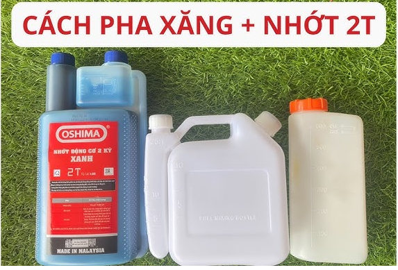 Hướng Dẫn Cách Pha Nhớt 2 Thì Đúng Cách Và Những Lưu Ý