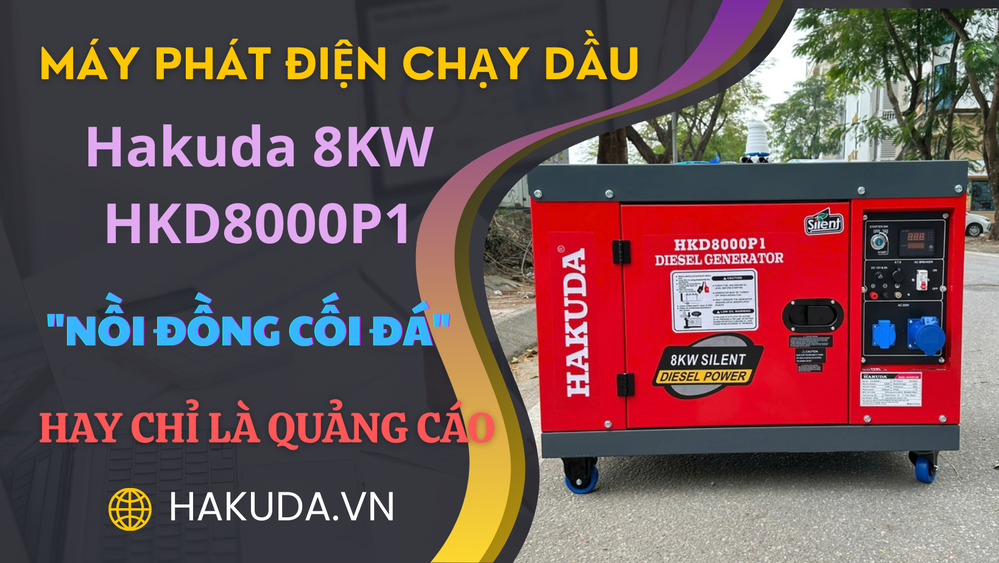 Máy Phát Điện Hakuda 8KW HKD8000P1 –