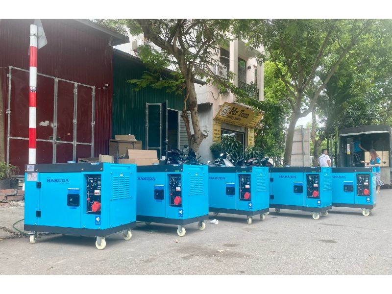 Máy phát điện chạy dầu Hakuda - Giải pháp tối ưu cho nhu cầu điện năng