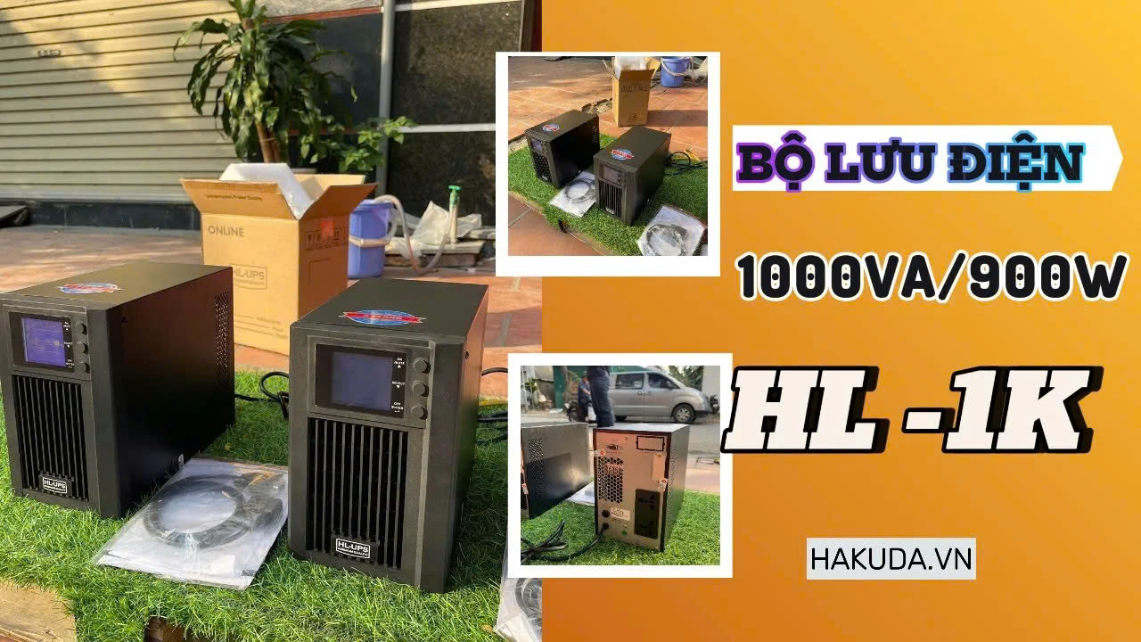Bộ Lưu Điện 1000VA/900W HL-1K – Giải Pháp Hoàn Hảo Cho Nguồn Điện Ổn Định