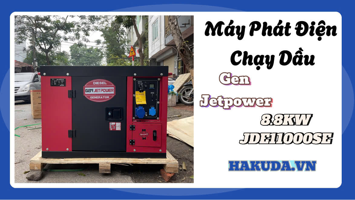 Ứng Dụng Máy Phát Điện Chạy Dầu 8KW Gen Jetpower JDE11000SE