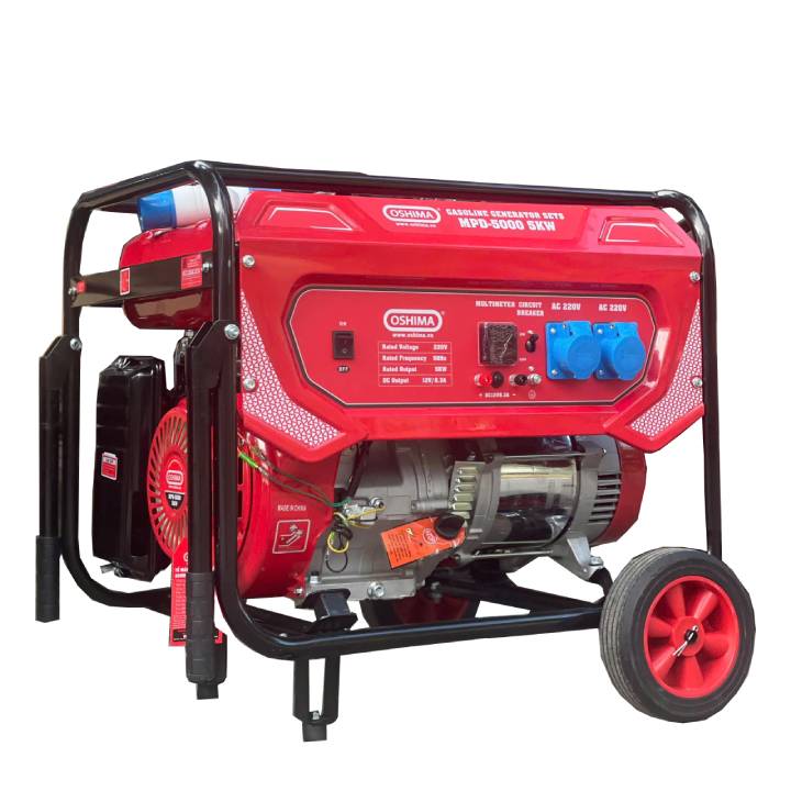 Máy Phát Điện Gia Đình Chạy Xăng 5KW Oshima MPD-5000