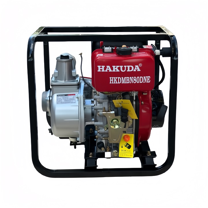 Máy Bơm Nước Chạy Dầu Hakuda 4KW HKDMBN80DNE Có Đề