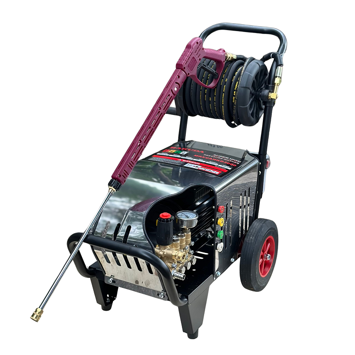 Máy Rửa Xe Công Nghiệp 3KW Hakuda MRXCAHKD3000 Piston Sứ