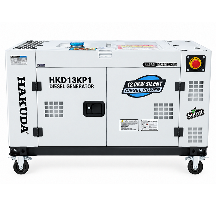 Máy Phát Điện Chạy Dầu Hakuda 12KW HKD13KP1 New