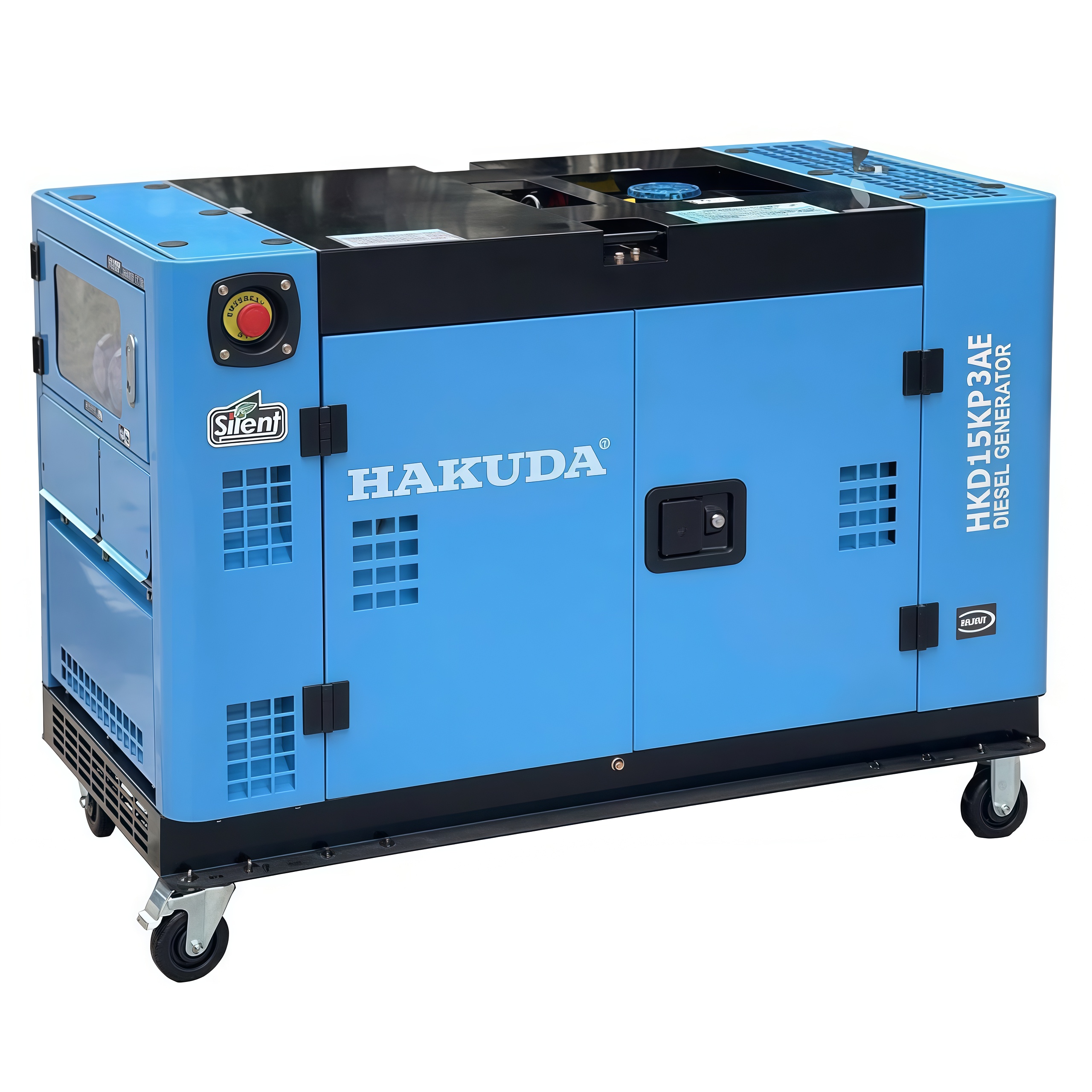 Máy Phát Điện Chạy Dầu Hakuda 15KW HKD15KP3AE 3 Pha Siêu Cách Âm