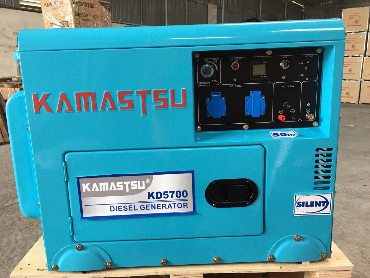 Máy Phát Điện Chạy Dầu Gia Đình 3Kw Kamastsu KD5700