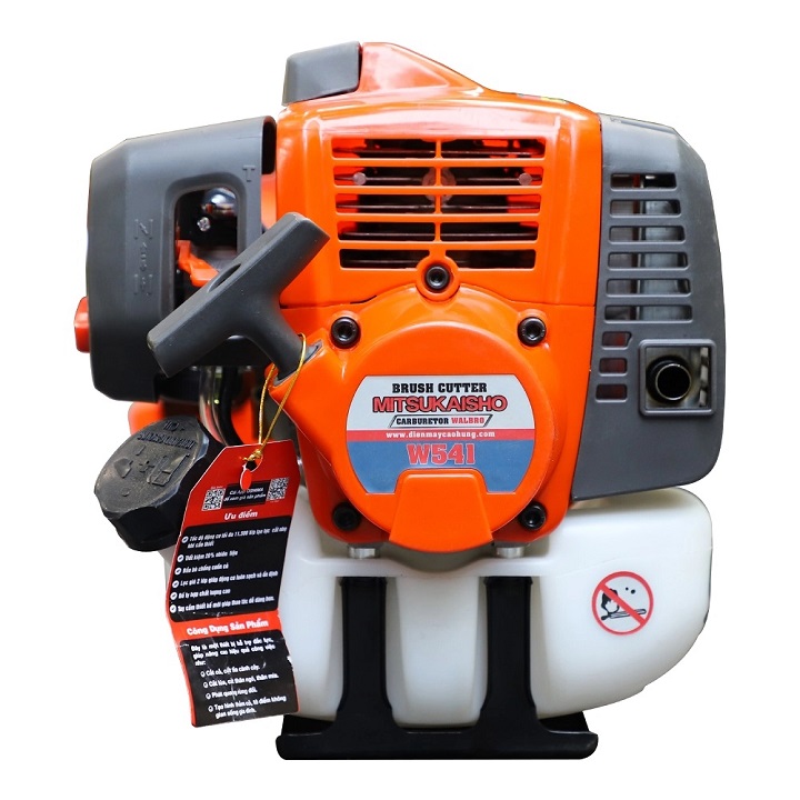 Máy Cắt Cỏ 2 Thì 1500W Mitsukaisho W541 Cam Xám