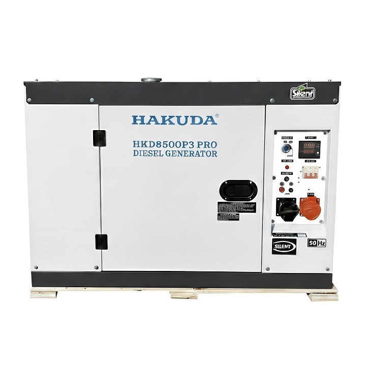 Máy Phát Điện Chạy Dầu Hakuda 8KW HKD8500P3PRO 3 Pha
