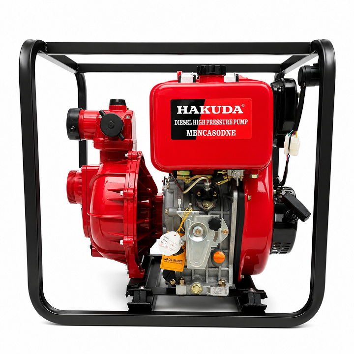 Máy Bơm Nước Chạy Dầu Cao Áp Hakuda 6.6KW MBNCA80DNE
