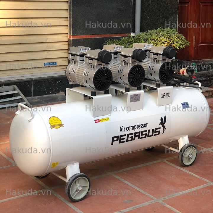 Máy Nén Khí Không Dầu Giảm Âm Pegasus 3HP TM-OF750x3-120L